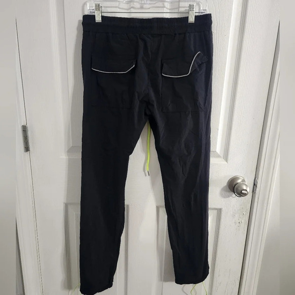 Baggy reflective 3D cargo pockets Rave streetwear punk grunge 90s y2k LG - Picture 2 of 11